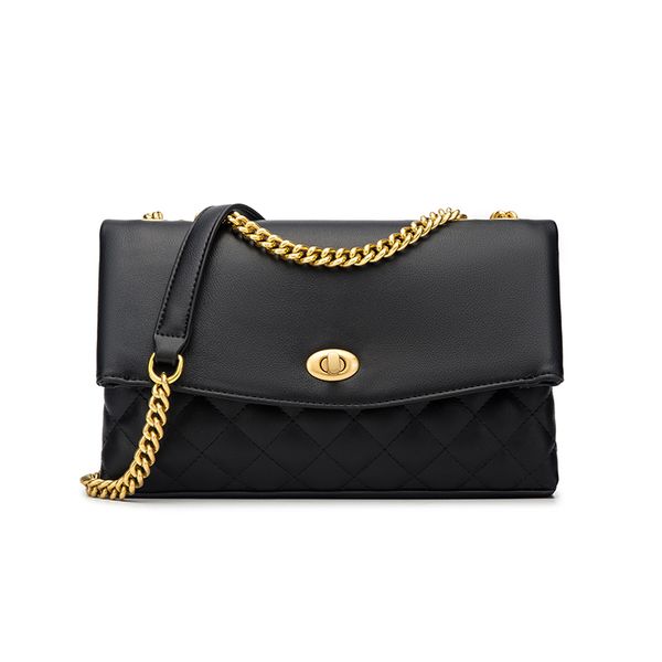 

luxurys designers bags female 2020 new style autumn and winter popular large capacity messenger bag female all-match ins rhombus chain bag