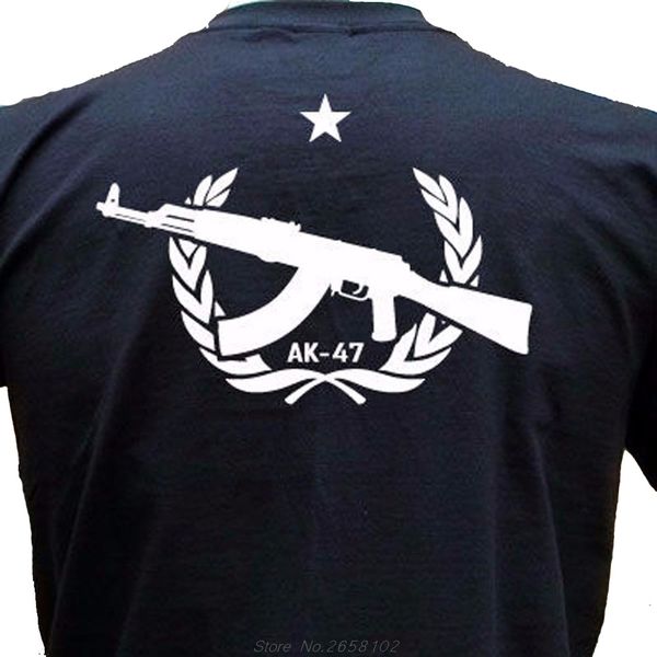 

new famous brand men brand men's tee shirts ak- 47 kalashnikov kalaschnikow soviet army custom t shirt design