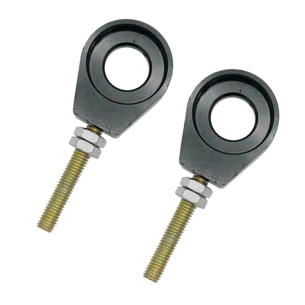 

2pcs chain adjuster tensioner block replaces parts for motorcycle motorbike dirt bike quad atv - 15mm black
