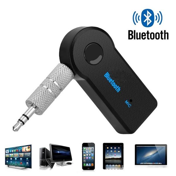 

wireless bluetooth receiver transmitter adapter 3.5mm jack for car music audio aux for headphone reciever handsfree