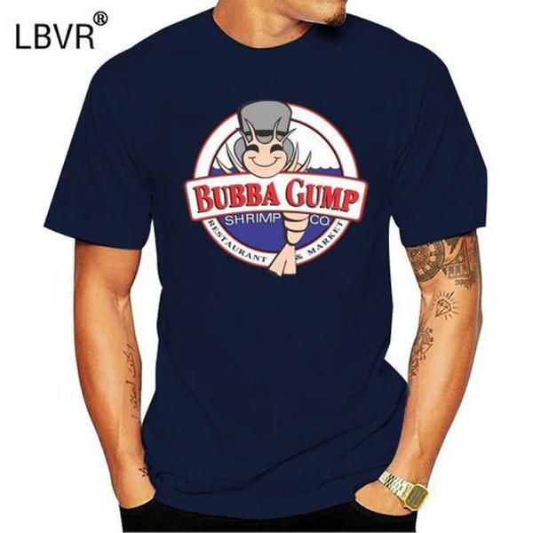 

Bubba Gump Shrimp Company T-shirt mens run Forrest Tom Hanks movie New