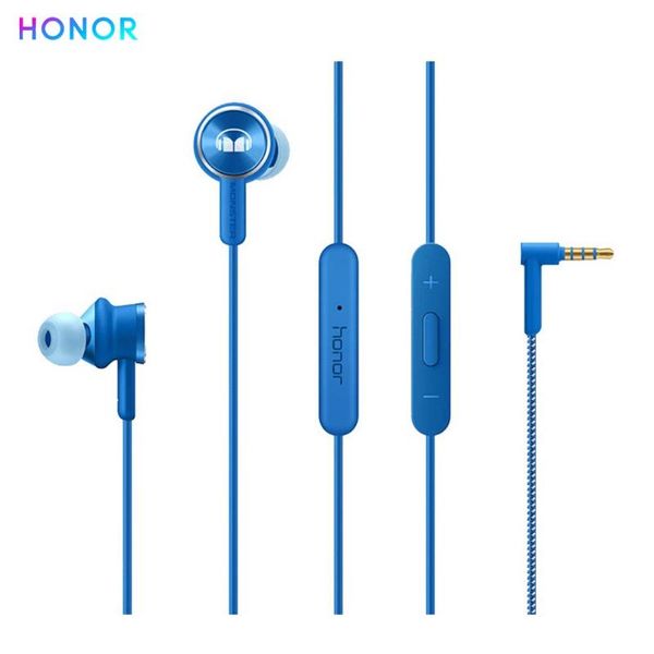 

original huawei honor am17 earphone high resolution hd stereo volume control headphones with microphone wire control headset