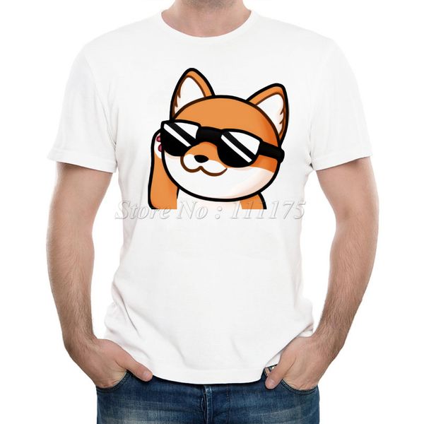 

новые поступления 2019 мужская лето смешные очки fox printed t shirt прохладный tops высокого качества вскользь tee
