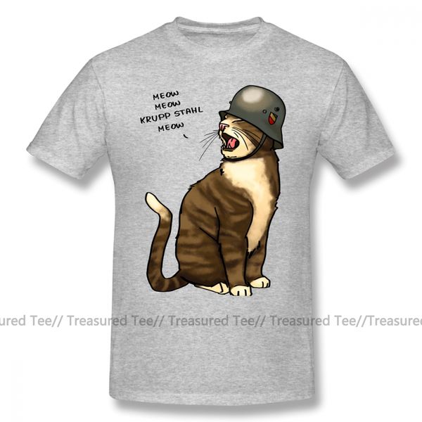 

wehrmacht t shirt german big cat t-shirt funny short-sleeve tee shirt printed casual men 100 cotton plus size tshirt