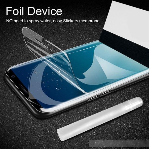 

soft hydrogel protective film for samsung s10 lite e s9 s8 plus screen protector note 9 8 s7 edge with retail package