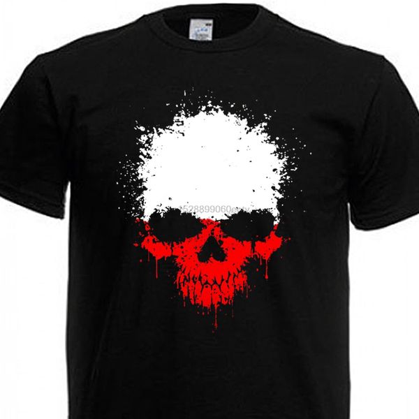 

skull flag poland poland polska fan t-shirt-skull flag flag