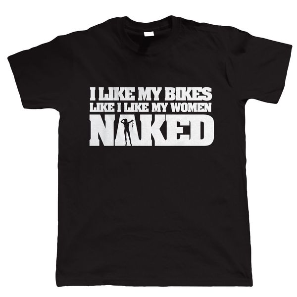 

i like my bikeser, like i like , mens funny biker t shirt - gift for him dad new 2017 fashion mens t-shirt casual man tees