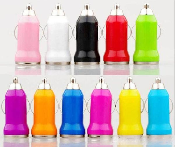 

500pcs/lot mini usb car charger adapter 5v 1a for mobile phone mp3 mp4