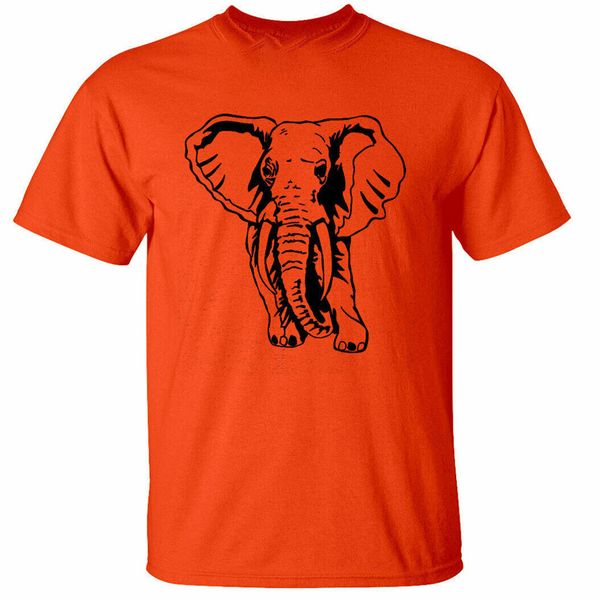 

uomo elephant t-shirt animale illustrato streetwear funny tee tshirt