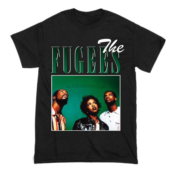 

мужчины футболка vintage the fugees t-shirt женщины tshirt