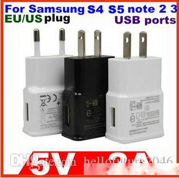 

2a us ac samsung wall charger for samsung n7100 note3 for iphone ipad all smart phone by dhl 1000pcs
