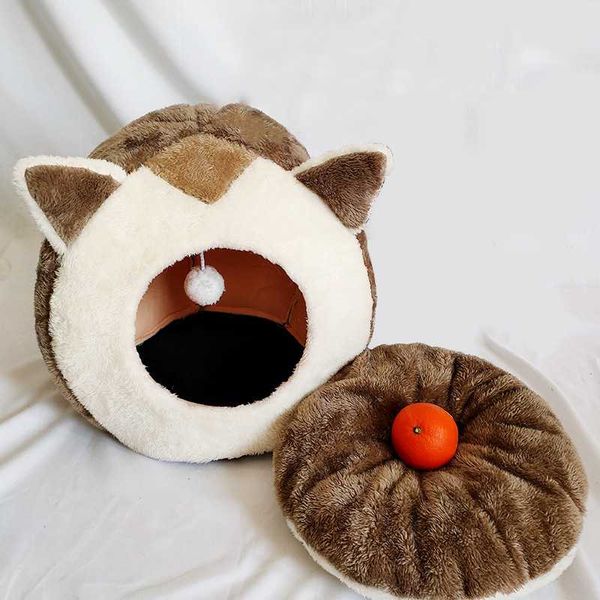 

cat bowls & feeders foldable bed house removable pet nest litter dog beds soft sofa puppy cagecushion for small dogs kitten products