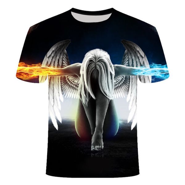 

shark go on holiday fishing creative summer men short 3d print shirts kawaii hentai comics men clothing