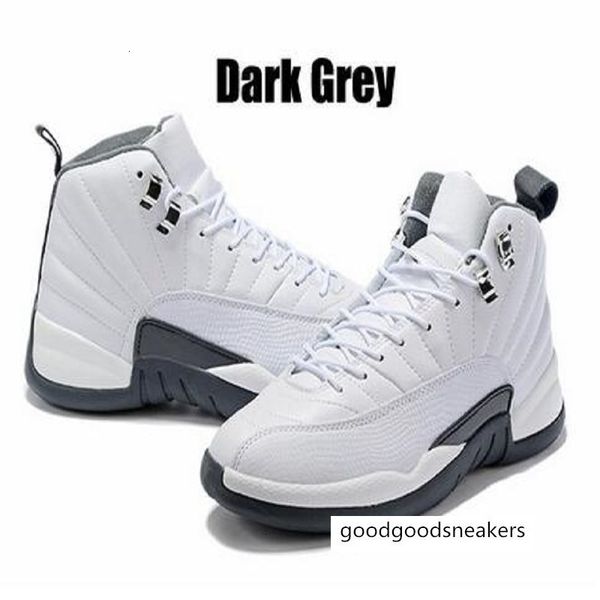

mens jumpman 12s xii basketball shoes dark concord reverse flu game sport sneakers shoe 12 varsity red black purple trainers