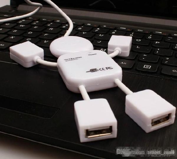 

cute human shape lapnotebook pc usb 2.0 hub 4 port male usb split extention llfa