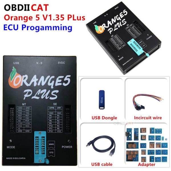 

diagnostic tools obdiicat- oem orange5 plus v1.35 with usb dongle ecu progamming device hardware + enhanced function software v1.34