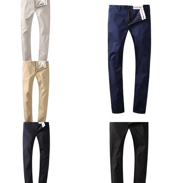

2020 новый рядный бизнес chinos trouserstrousers trouserscasual большой размер стрейч мужские осенние и зимние тонкие хлопковые брюки мужски, Blue