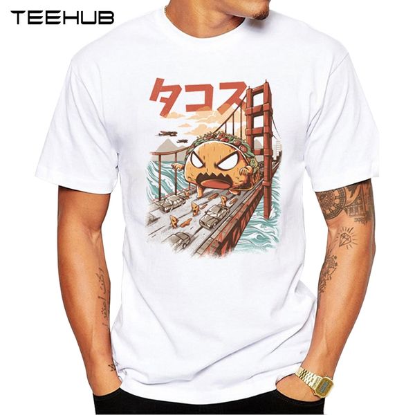 

new arrivals 2019 teehub cool men's fashion carzy cartoon design t-shirt short sleeve o-neck hipster tee
