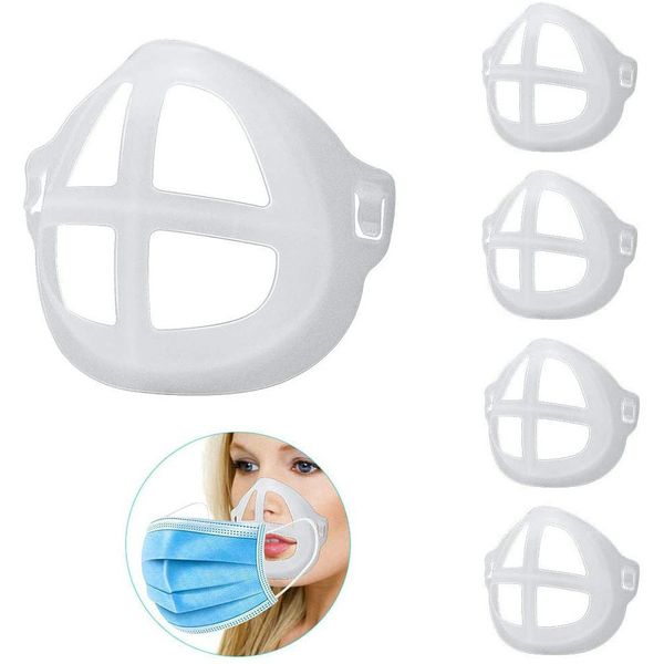 

3d mask holder support breathing assist help mouth mask inner support cushion bracket food grade silicone mask breathable valve kids adults