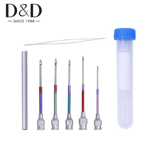 

Metal Embroidery Stitching Punch Needle Cross Stitch Tools Crochet Knitting Needle Handmade Needlepoint Kits Sewing Tool Set, Black