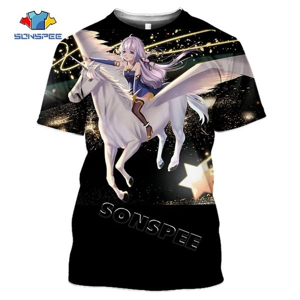 

anime games azur lane summer homme pullover clothing 3d print shirts humor kawaii graphic men clothing