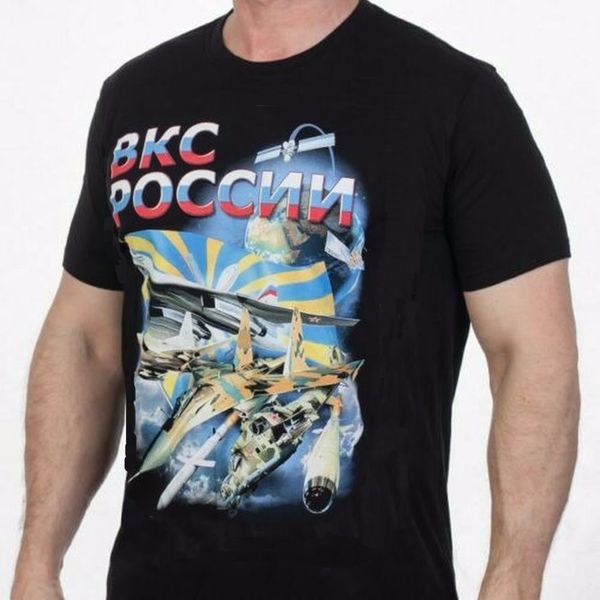 

russian original cotton original t-shirt military space forces