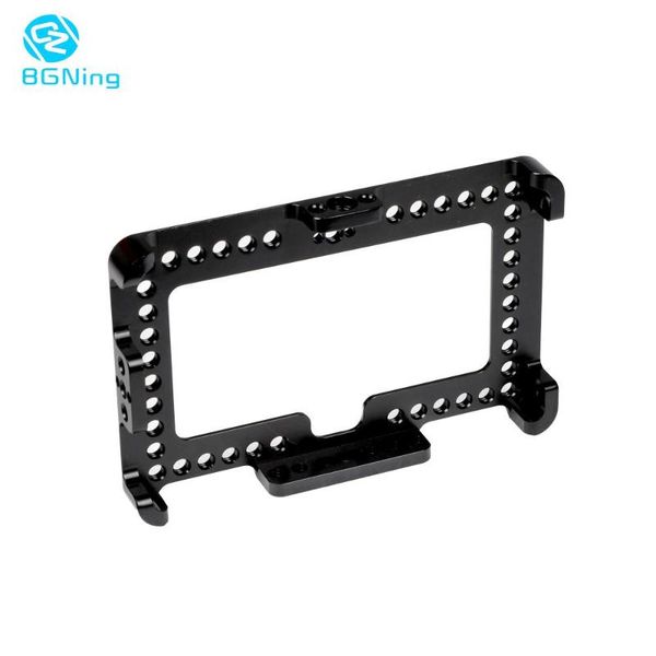 

bgning on-camera monitor cage bracket 1/4"-20 screw for feelworld f6 plus 5.5" display