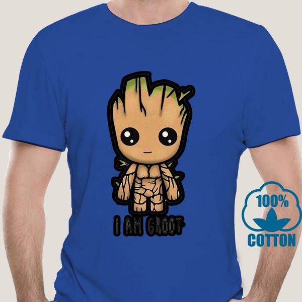 

0276a t-shirt cute bady groot printed men/women tshirt tee funny vogue cartoon anime t shirt harajuku cropped