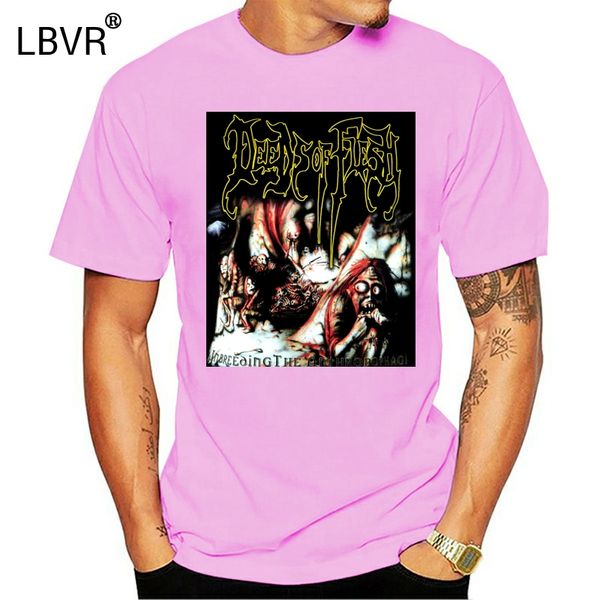 

deeds of flesh инбридинг антропофаги 1998 обложка альбома t-shirt подростковый натуральный хлопок печатных топ футболках