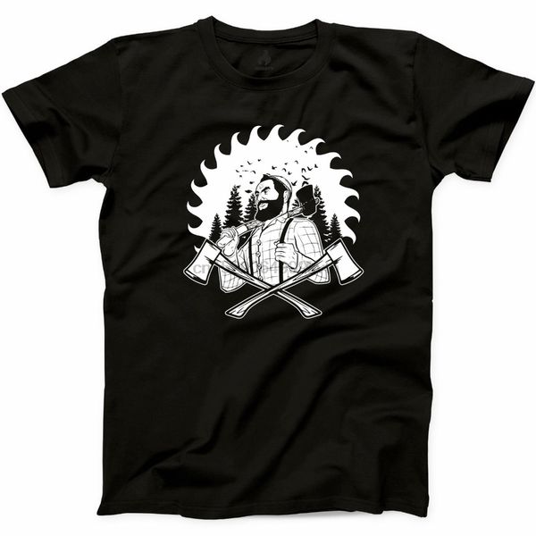 

2020 new summer men lumberjack t shirt bearded man funny mountain cave men graphic novelty tee s-3xl casual tee shirt