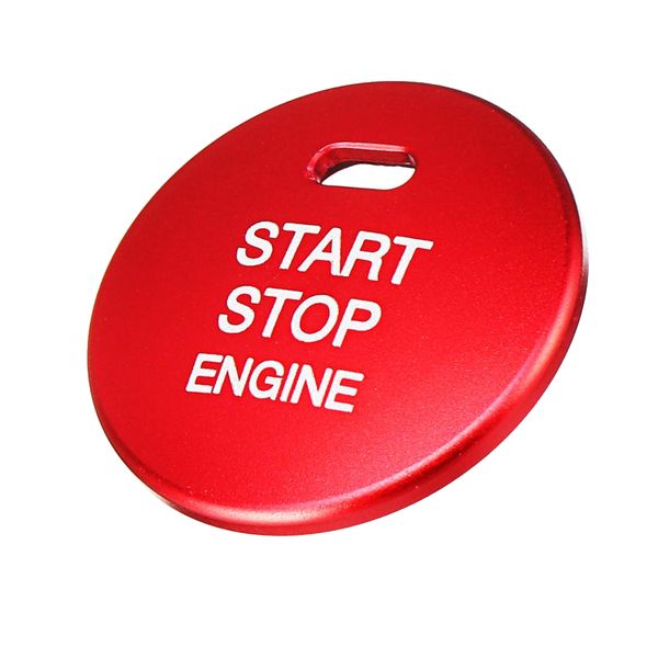 

repalcement aluminum keyless engine push start button cover