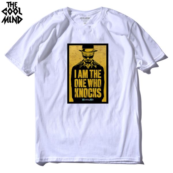 

the coolmind 100% cotton o-neck heisenberg men t shirt casual short sleeve breaking bad print t shirt for men