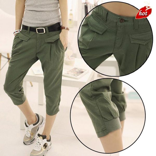 

casual elastic high waist wash loose harem pant 2020 women new summer autumn jeans pencil pan plus size o8r2, Blue