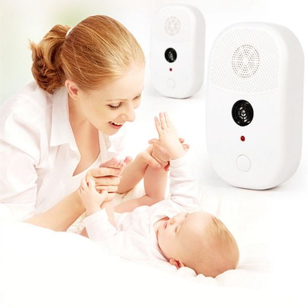 

2pcs electronic mini ultrasonic mite killer controller cleaner bed bug dust mite eliminator(us plug