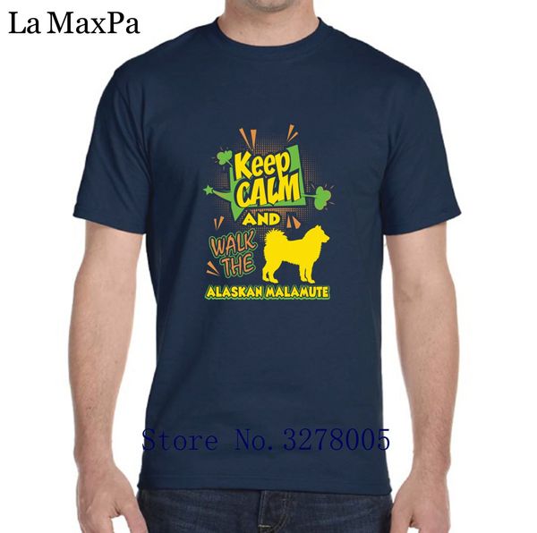

t-shirt for men slim funny alaskan malamute tshirt pictures short sleeve cotton camiseta personalizada 2018 o neck hiphop