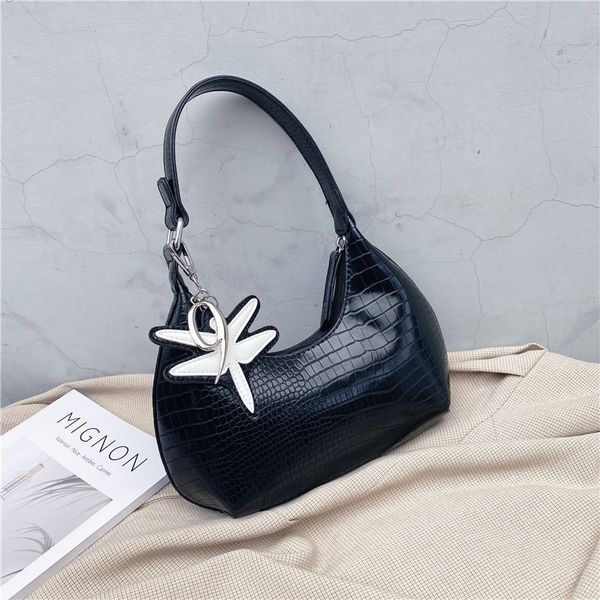 

женская 2020 новой корейский ретро сумка мило подмышки мешка багета мешок прилив