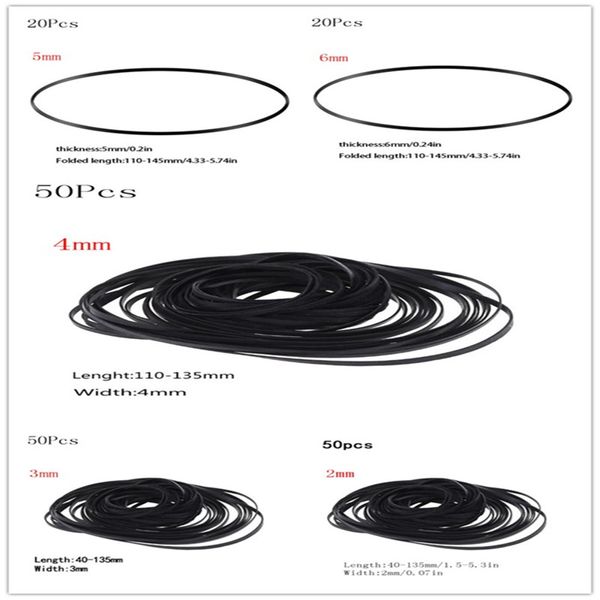 

computer speakers 50/20pcs universal assorted common flat rubber belt mix cassette tape machine for recorders walkman cd dvd drives