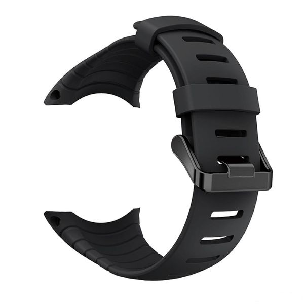 

10pcs/lot suunto core accessory strap,quick install tpu band with black buckle,silicone replacement accessories straps gps smart watch