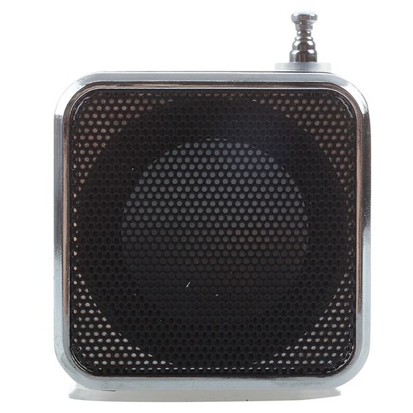 

td-v26 portable mini speaker with digital and micro sd / tf / usb fm - black