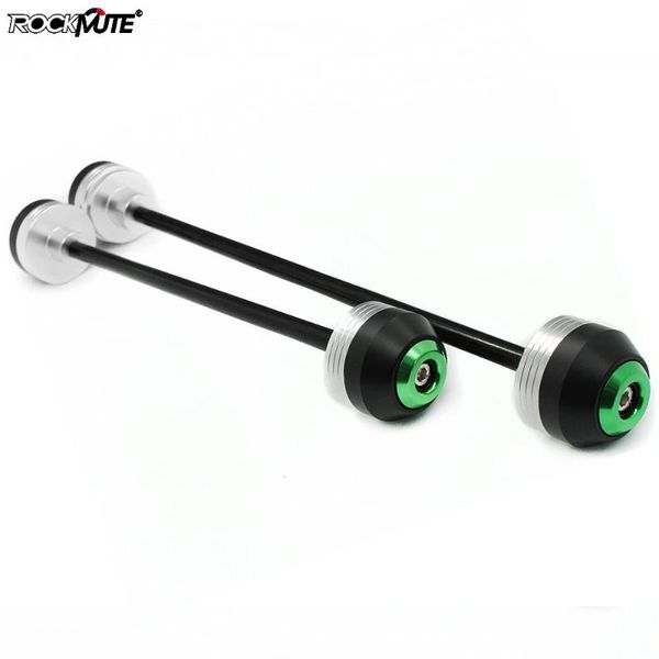 

motorcycle pom front & rear axle fork crash sliders wheel protector for mv agusta brutal 675 2013-2014