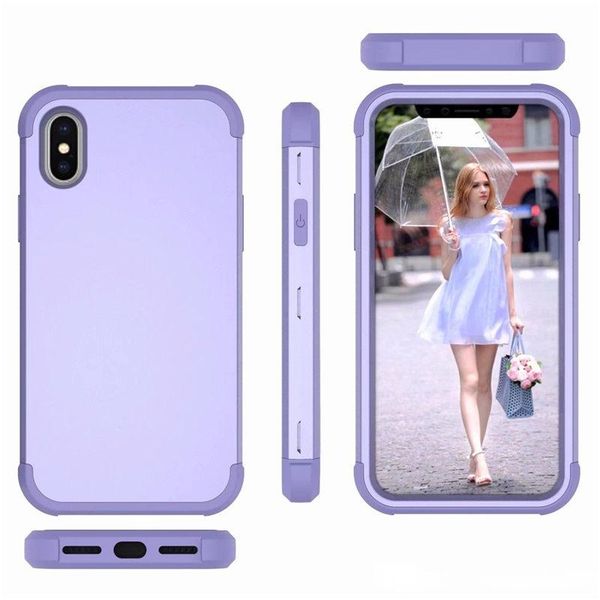 

shockproof hybrid pc hard case for iphone 7 8 plus x xs max xr armor soft silicone back cover for iphone 6 6s plus phone cases
