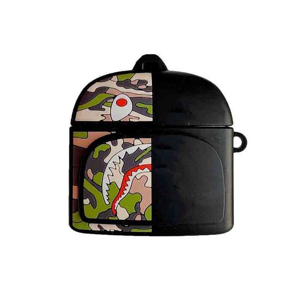 

fashion airpods pro3 1/2 backpack protective sleeve case wireless bluetooth headset cover fashion cartoon pattern silicone anti-fall case