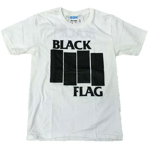 

new rare black flag americ4n rock lil uzi ghostemane 6913 white t shirt