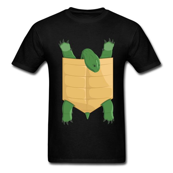 

custom mens t-shirt pocket turtle boy's funny design cartoon anime t shirt plus size s-3xl student cotton sweatshirt