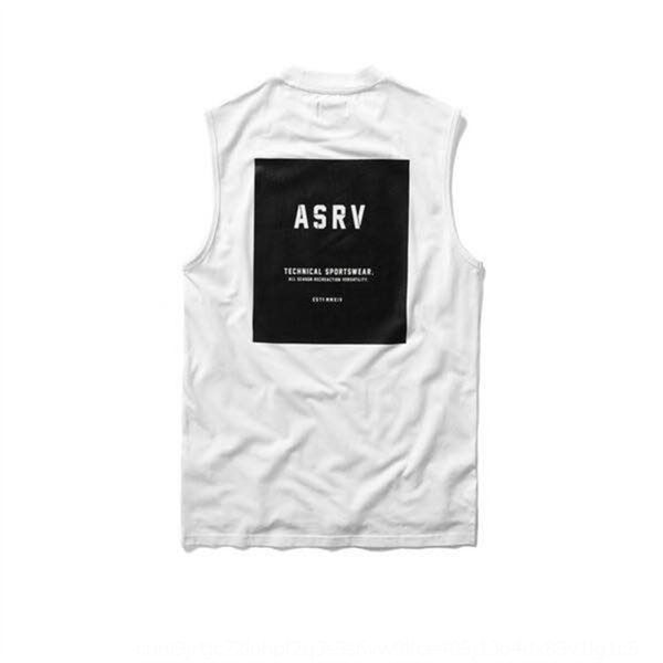 

loose fitness t-shirt vest men' muscle brothers sleeveless sports vest breathable training clothing running t-shirt xcts9, White;black