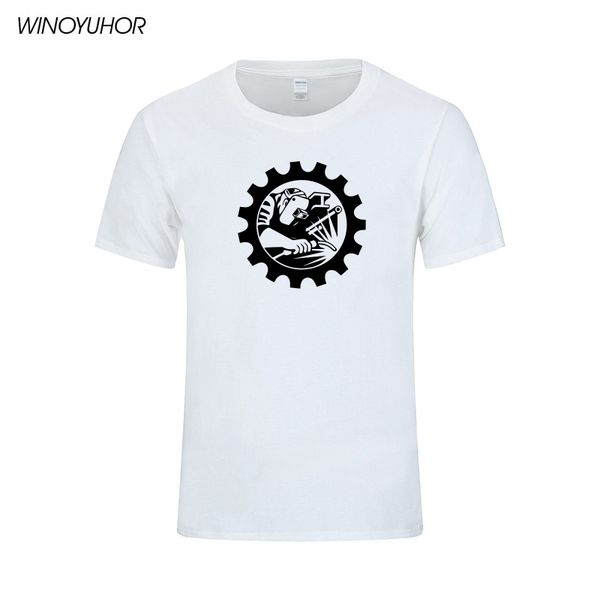 

2019 summer fashion t shirts mens funny cool novelty welder job t-shirts joke gifts presents ideas tee shirts