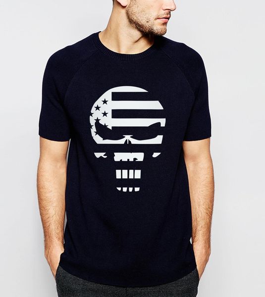 

american sniper chris kyle skull printed men t-shirt 2019 summer fashion streetwear hip hop t shirt 100% cotton tee s-3xl