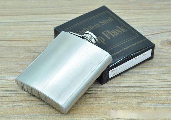 

4oz 5oz 6oz 7oz 8oz 10oz stainless steel hip flask portable outdoor flagon whisky stoup wine pot alcohol bottles