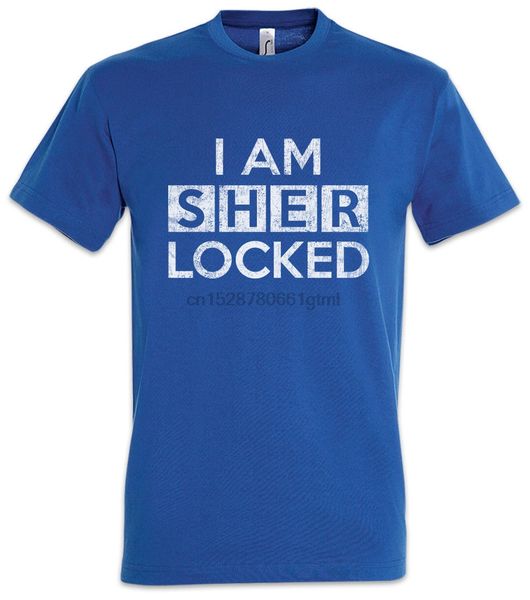 

я am s ... t-shirt sher fun locked шерлок холмс тв watson
