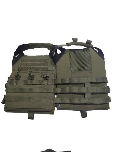 

jpc tactical vest lightweight multifunctional combat vest, Black;gray